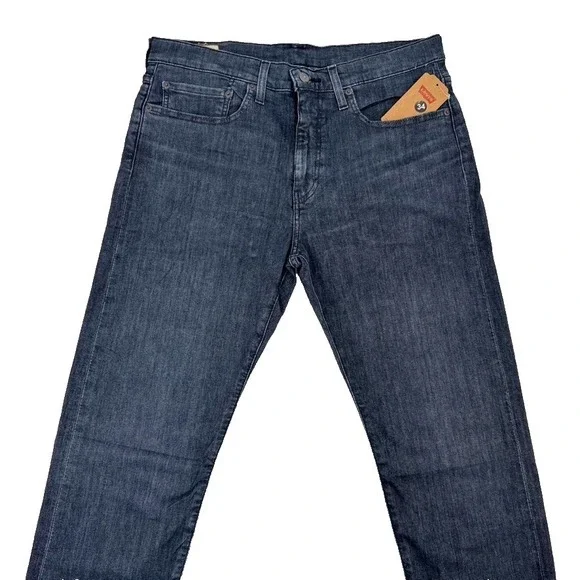 Levi's 502 Straight Leg Jeans Mens34X30 DarkBlueDenim NWT Reclaimed Sustainable - Picture 2 of 14